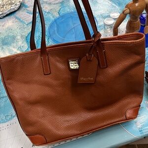 Coach Tan Leather Tote Bag